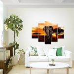 Afrika Elefant Bild Kunstdruck auf Vlies-Leinwand Af036