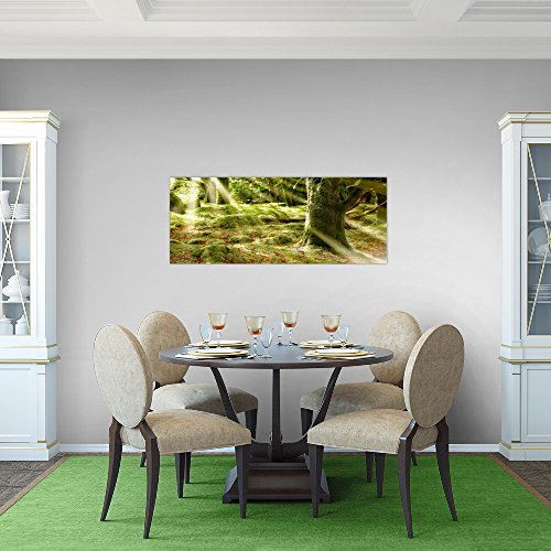 Wald Landschaft Bild Kunstdruck auf Vlies-Leinwand L089