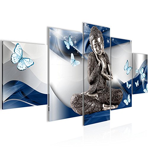 Buddha Feng Shui Bild Kunstdruck auf Vlies-Leinwand F050
