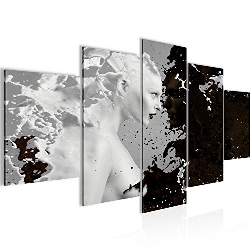 Milk und Coffee Bild Kunstdruck auf Vlies-Leinwand S125