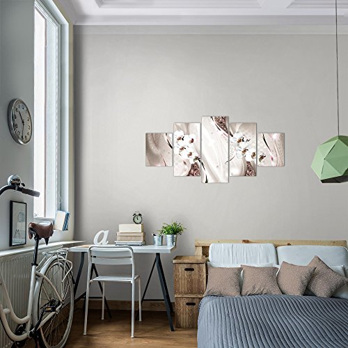 Orchidee Blumen Bild Kunstdruck auf Vlies-Leinwand B144