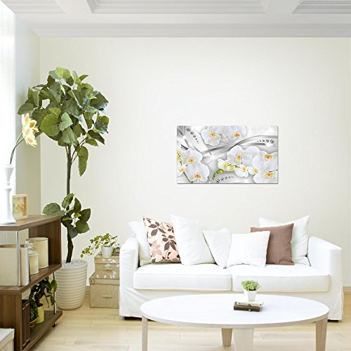Orchidee Blumen Bild Kunstdruck auf Vlies-Leinwand B101