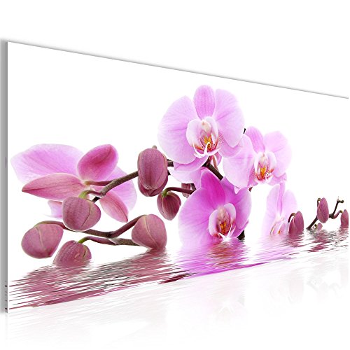 Orchidee Blumen Bild Kunstdruck auf Vlies-Leinwand B050