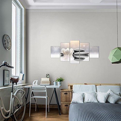Feng Shui Tulpen Bild Kunstdruck auf Vlies-Leinwand F437