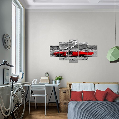 Auto Grand Canyon Landschaft Bild Kunstdruck auf Vlies-Leinwand L165