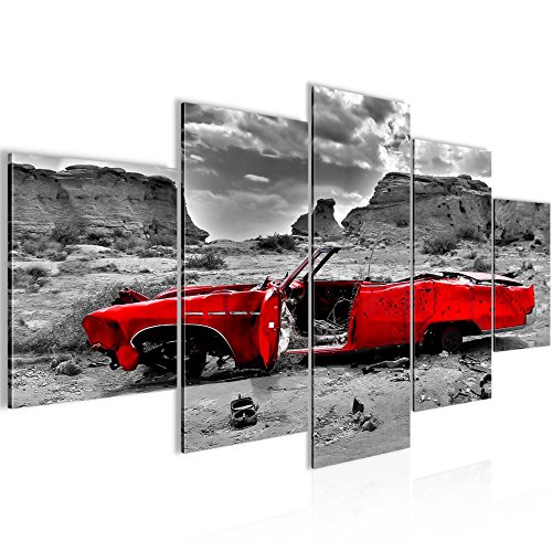 Auto Grand Canyon Landschaft Bild Kunstdruck auf Vlies-Leinwand L165