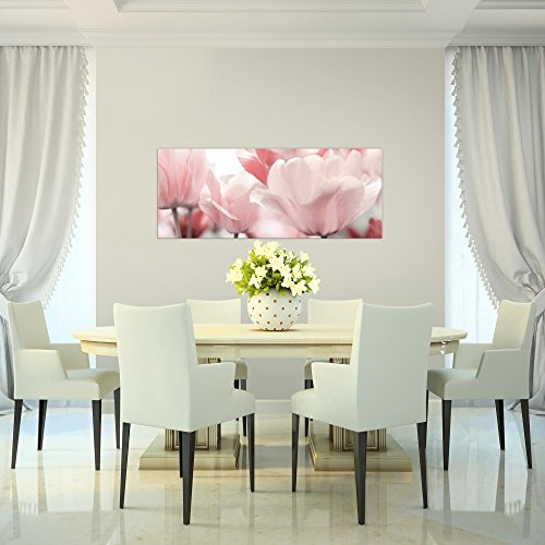 Tulpen Blumen Bild Kunstdruck auf Vlies-Leinwand F460