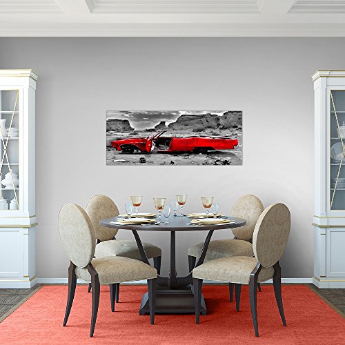 Auto Grand Canyon Landschaft Bild Kunstdruck auf Vlies-Leinwand L164