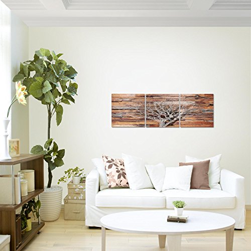 Abstrakt Baum Bild Kunstdruck auf Vlies-Leinwand S225
