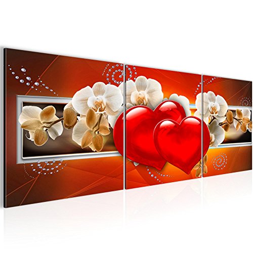 Orchidee Blumen Bild Kunstdruck auf Vlies-Leinwand B349