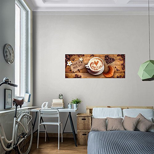 Kaffee Coffee Bild Kunstdruck auf Vlies-Leinwand S103