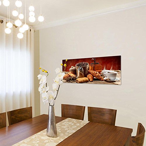 Kaffee Coffee Bild Kunstdruck auf Vlies-Leinwand S100