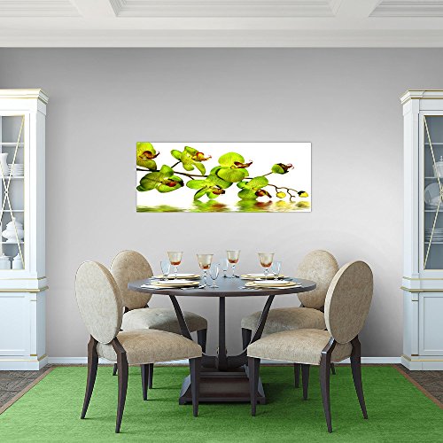 Orchidee Blumen Bild Kunstdruck auf Vlies-Leinwand B026