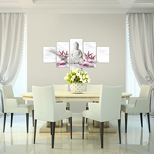 Buddha Feng Shui Bild Kunstdruck auf Vlies-Leinwand F062
