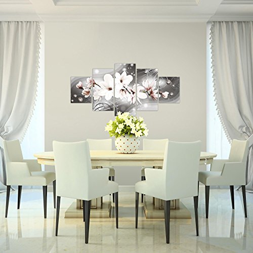 Blumen Bild Kunstdruck auf Vlies-Leinwand B503