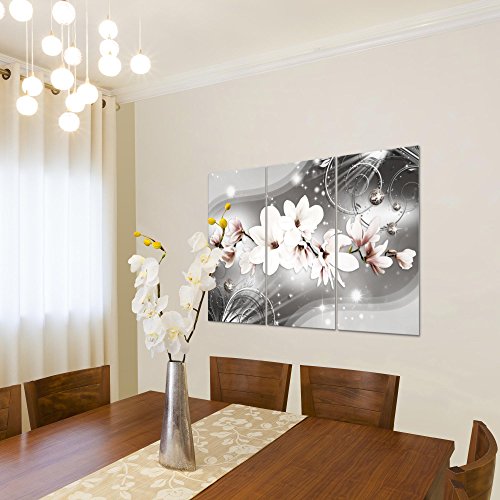 Blumen Bild Kunstdruck auf Vlies-Leinwand B506