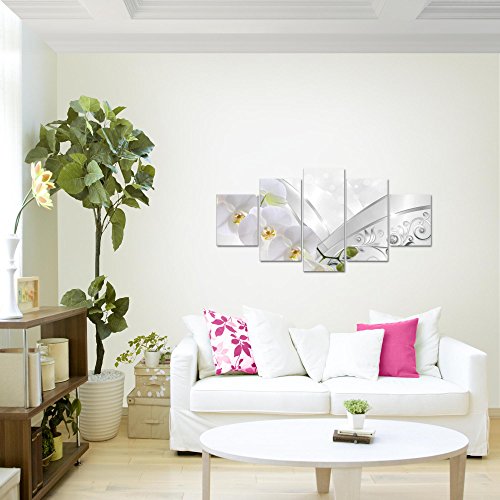 Orchidee Blumen Bild Kunstdruck auf Vlies-Leinwand B156
