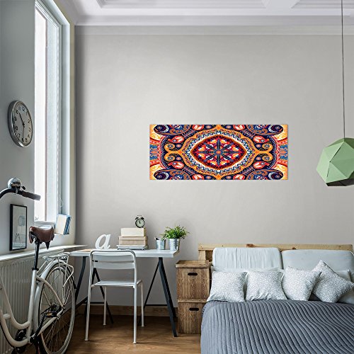 Mandala Abstrakt Bild Kunstdruck auf Vlies-Leinwand S197