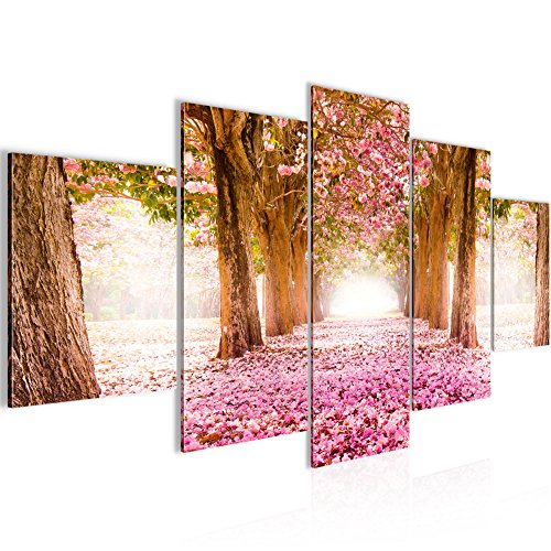 Wald Landschaft Bild Kunstdruck auf Vlies-Leinwand L105