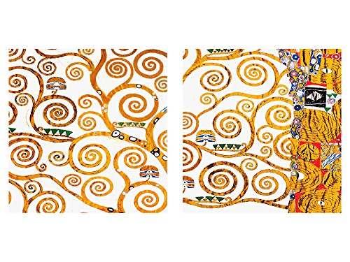 Gustav Klimt - Tree of Life Bild Kunstdruck auf Vlies-Leinwand S077